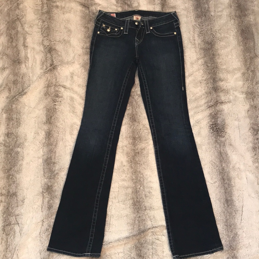 True Religion Jeans with Pearl Embellishment
